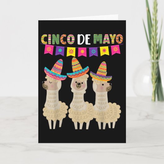 Cinco De Mayo Llama Feest Ultieme Feeststemming Me Kaart (Voorkant)