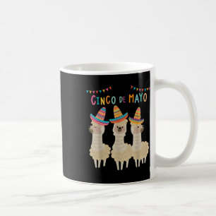 Cinco de Mayo Llama Fiesta Ultimate Party Vibe mei Koffiemok