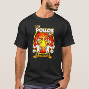 Cinco de Mayo Los Pollos Loco Crazy Chickens Duim T-shirt