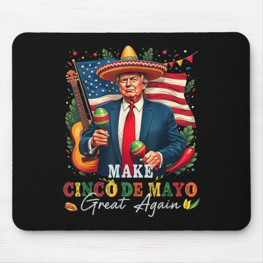 Cinco De Mayo Maak Cinco De Mayo Groot Opnieuw Don Muismat (Voorkant)