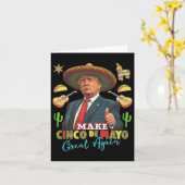 Cinco de Mayo maakt Cinco de Mayo weer geweldig Do Kaart (Gele Bloem)