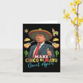 Cinco de Mayo maakt Cinco de Mayo weer geweldig Kaart (Gele Bloem)