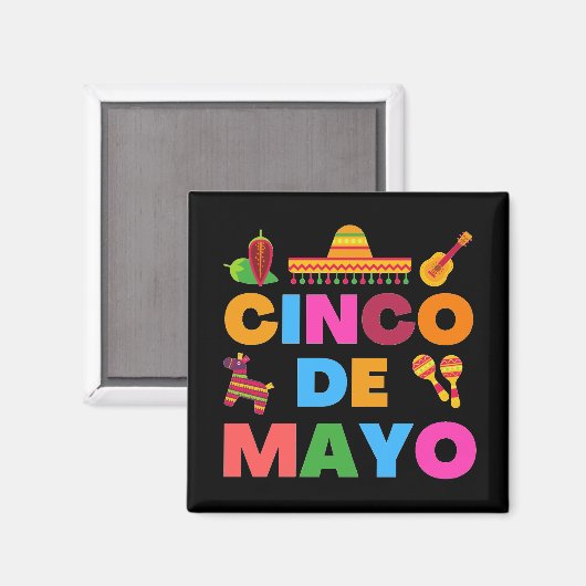 Cinco De Mayo Magneet (Voorkant / Achterkant)
