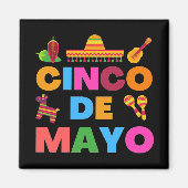 Cinco De Mayo Magneet (Voorkant)