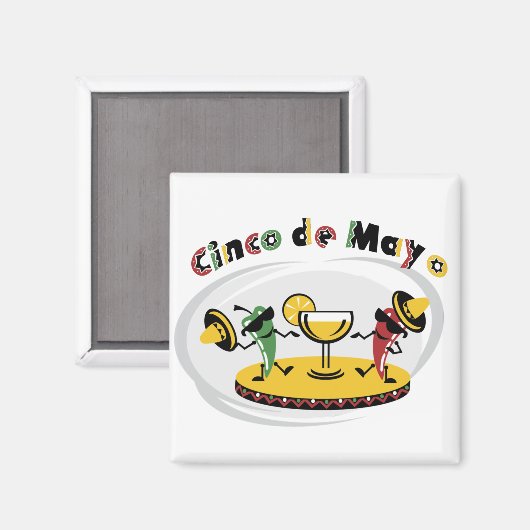 Cinco de Mayo Magneet (Voorkant / Achterkant)
