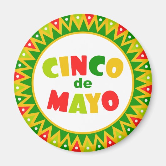 Cinco de Mayo Magneet (Voorkant)