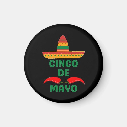 Cinco De Mayo Magneet (Voorkant)