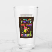 Cinco de Mayo Magnificent Mexico Glas (Achterkant)