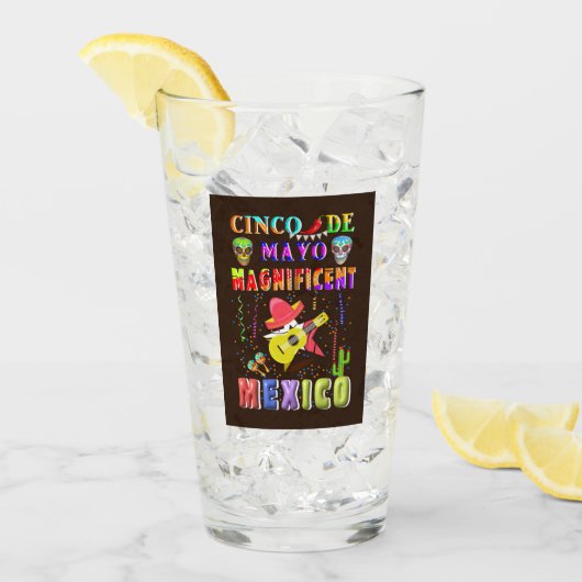 Cinco de Mayo Magnificent Mexico Glas (Voorkant ijs)