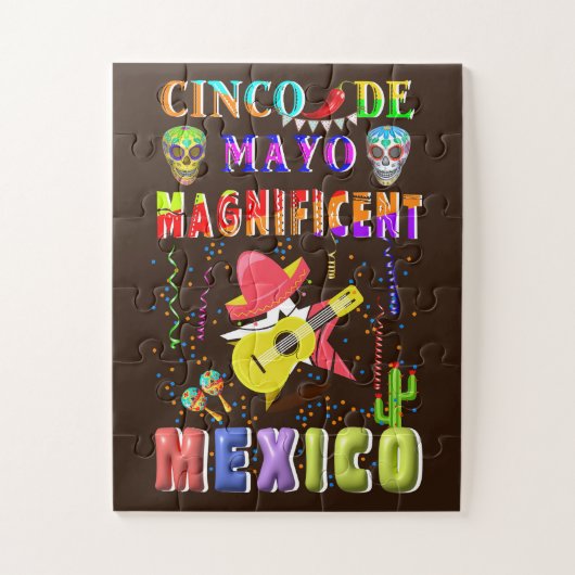 Cinco de Mayo Magnificent Mexico Legpuzzel (Verticaal)
