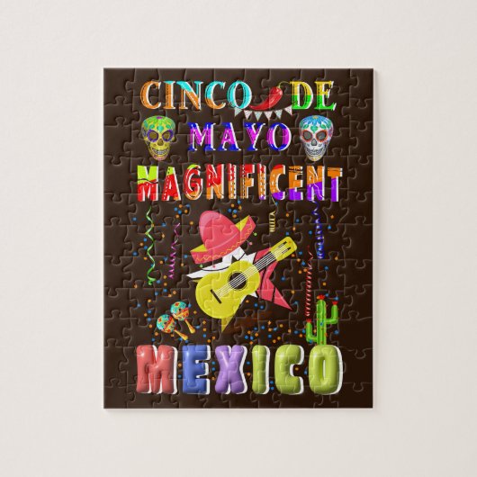 Cinco de Mayo Magnificent Mexico Legpuzzel (Verticaal)