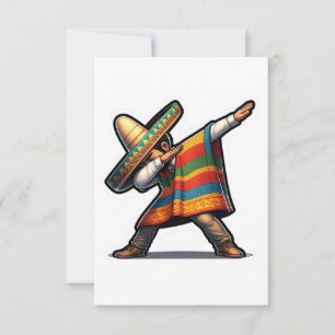 Cinco de Mayo Man Bedankkaart