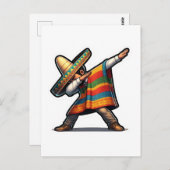 Cinco de Mayo Man Briefkaart (Voorkant / Achterkant)