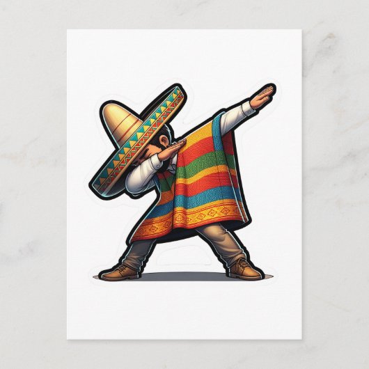 Cinco de Mayo Man Briefkaart (Voorkant)
