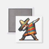 Cinco de Mayo Man Magneet (Voorkant / Achterkant)