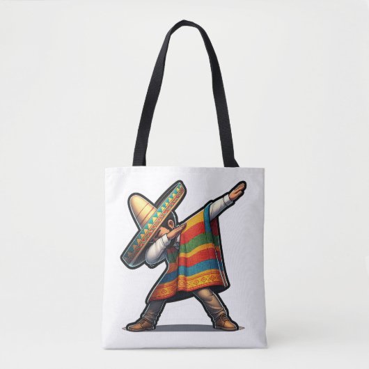 Cinco de Mayo Man Tote Bag (Voorkant)