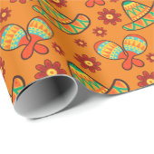 Cinco de Mayo Maracas' Hoeden Cadeaupapier (Rol Hoek)