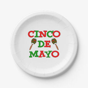 Cinco De Mayo Maracas Papieren Bordje