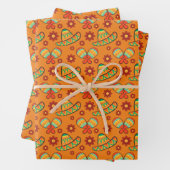 Cinco de Mayo Maracas' Sombreros Inpakpapier Vel (In situ)