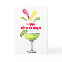 Cinco de Mayo Margarita Kaart