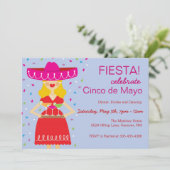 Cinco de Mayo Margarita Uitnodigingen (Staand voorkant)