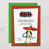 Cinco de Mayo Mariachi Fiesta Uitnodiging (Voorkant / Achterkant)
