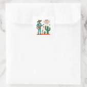 Cinco de mayo mariachi - Mexicaanse trots Vierkante Sticker (Tas)
