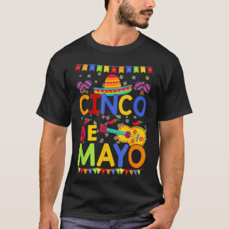 Cinco de Mayo Meico Guitar Funny2 T-shirt