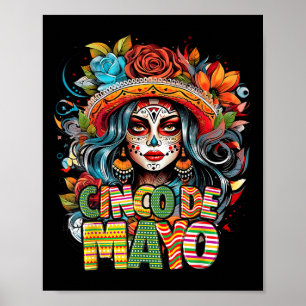 Cinco De Mayo Meisje 2025 Mexicaans Feest 5 De May Poster