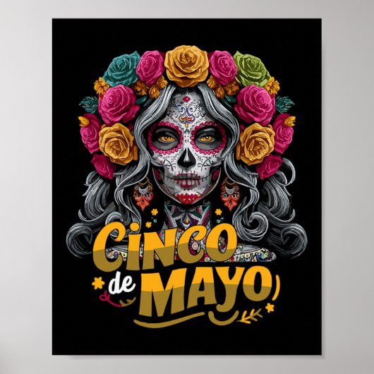 Cinco De Mayo Meisje Mexicaans Feest 5 De Mayo 1  Poster (Voorkant)
