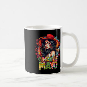 Cinco De Mayo Meisje Mexicaanse Fiesta 5 De Mayo V Koffiemok