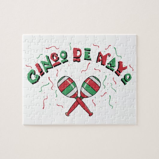 Cinco de Mayo met Maracas Legpuzzel (Horizontaal)
