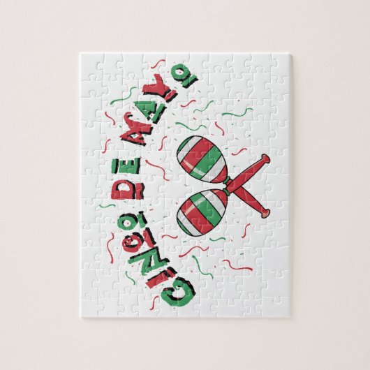 Cinco de Mayo met Maracas Legpuzzel (Verticaal)