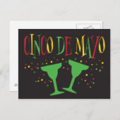 Cinco de Mayo met Margaritas Briefkaart (Voorkant / Achterkant)