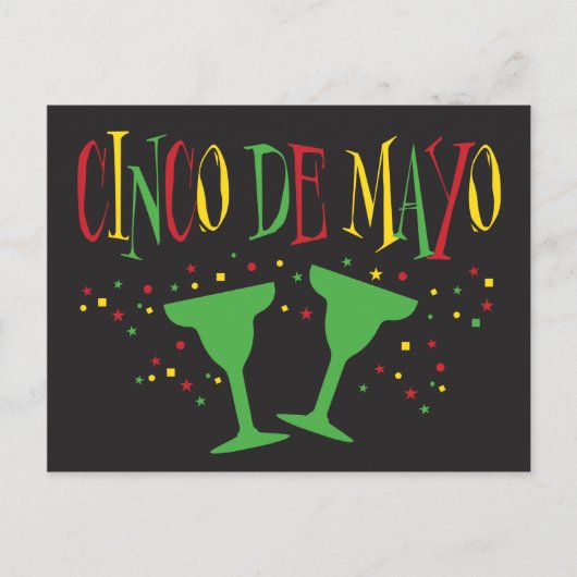 Cinco de Mayo met Margaritas Briefkaart (Voorkant)