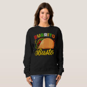 Cinco De Mayo Mexicaans Burrito Buster Trui (Voorkant volledig)