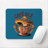 Cinco de mayo Mexicaans café ole koffie grappig Muismat (Met muis)