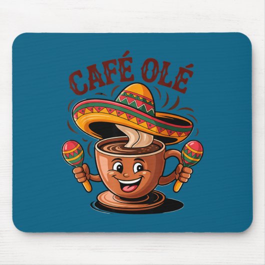 Cinco de mayo Mexicaans café ole koffie grappig Muismat (Voorkant)