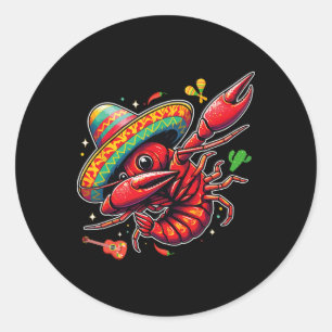 Cinco De Mayo Mexicaans Eetfeest Grappig Mexico Ri Ronde Sticker