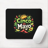 Cinco De Mayo Mexicaans Feest 5 De Mayo Squad Vrou Muismat (Met muis)