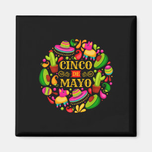 Cinco De Mayo Mexicaans Feest 5 De Mei Cadeau Mann Magneet