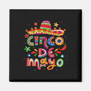 Cinco De Mayo Mexicaans Feest 5 De Mei Voor Vrouwe Magneet