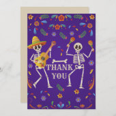 Cinco de Mayo Mexicaans Feest schedel Kaart (Voorkant / Achterkant)