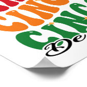 Cinco De Mayo Mexicaans Fiesta 5 De Mayo Mannen W Poster (Hoek)
