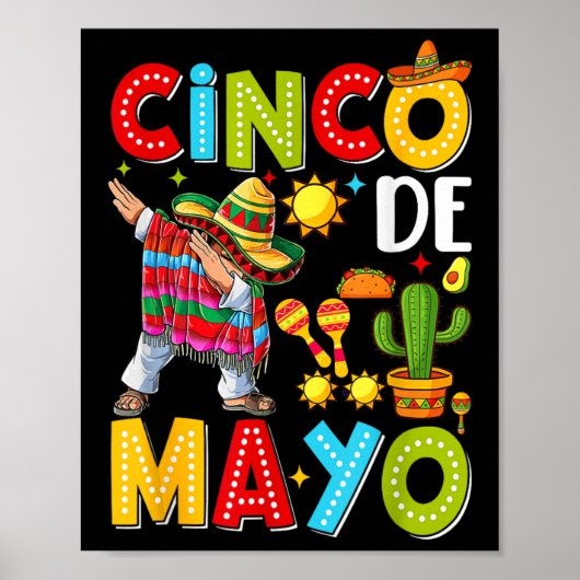Cinco De Mayo Mexicaans Fiesta Squad 5 De Mayo Voo Poster (Voorkant)