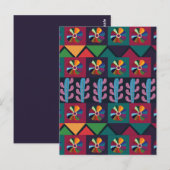 Cinco De Mayo Mexicaans Kunstpatroon Briefkaart (Voorkant / Achterkant)