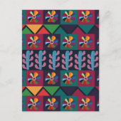 Cinco De Mayo Mexicaans Kunstpatroon Briefkaart (Voorkant)