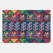 Cinco De Mayo Mexicaans Kunstpatroon Inpakpapier Vel (Voorkant 3)