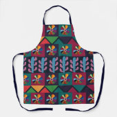 Cinco De Mayo Mexicaans Kunstpatroon Schort (Voorkant)