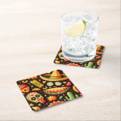 Cinco de Mayo. Mexicaans patroon van heldere carto Kartonnen Onderzetters (Insitu)